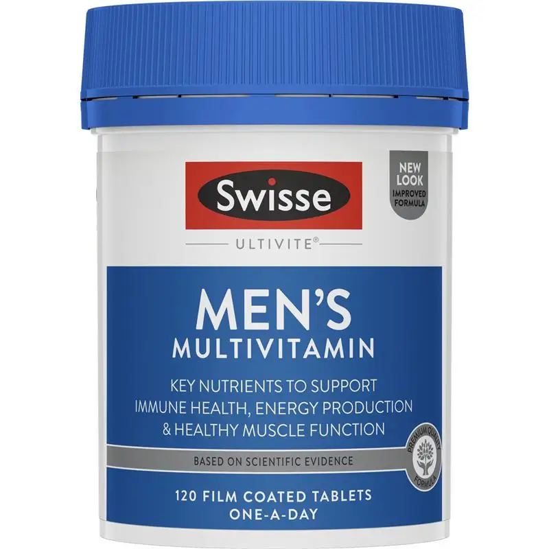 Australia Swisse Men MultiVitamins 120Tablets Energy Level Mental Stamina Vitality Vegetarians Health Wellness Supplements
Australia Swisse Men MultiVitamins 120Tablets Energy Level Mental Stamina Vitality Vegetarians Health Wellness Supplements