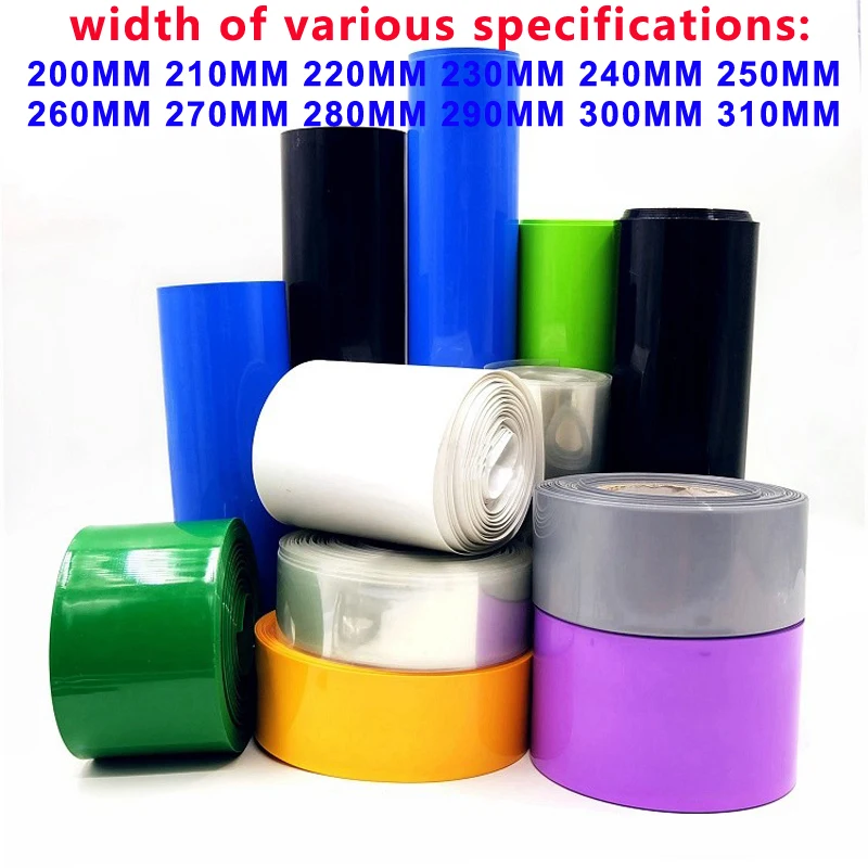 

1KG 21700 Lithium battery PVC heat shrink tube 18650 battery pack packaging outer protective shrink insulation film