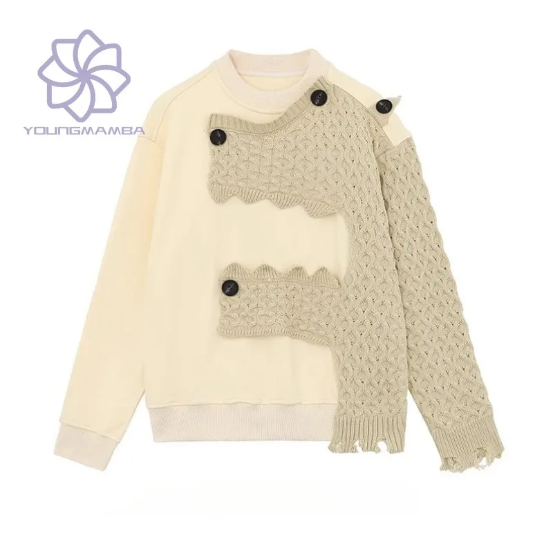 Fake Two Piece Sweater Women 2023 Autumn Winter New College Style Loose Oversize Pullover Female Long Sleeve Top
Fake Two Piece Sweater Women 2023 Autumn Winter New College Style Loose Oversize Pullover Female Long Sleeve Top