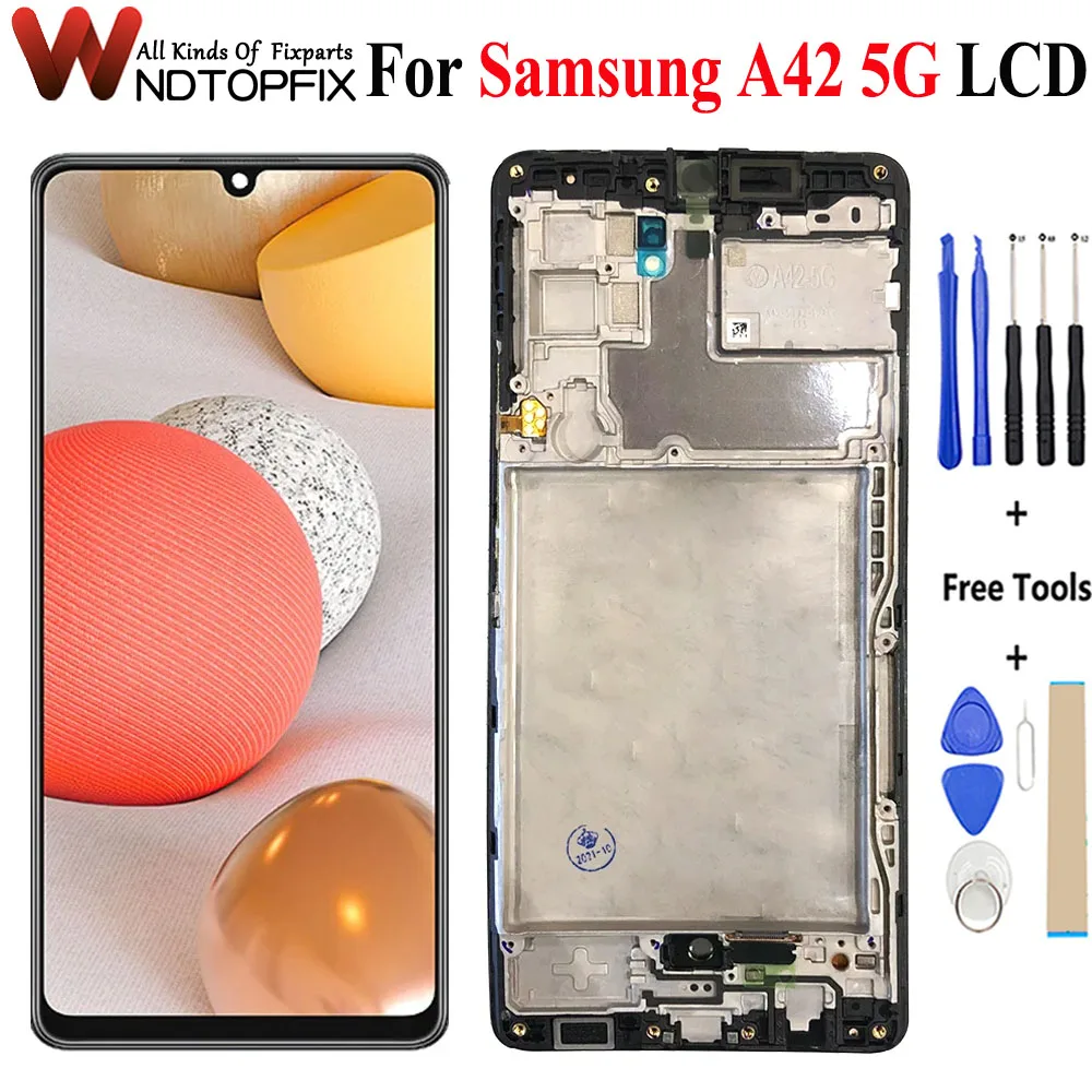 Surper Amoled 6.6" For Samsung Galaxy A42 5G LCD Display Touch Screen Digitizer Assembly SM-A426 LCD For Samsung A42 Screen
Surper Amoled 6.6" For Samsung Galaxy A42 5G LCD Display Touch Screen Digitizer Assembly SM-A426 LCD For Samsung A42 Screen