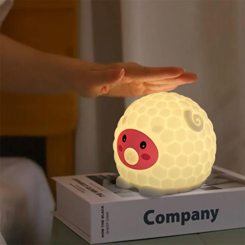 Sheep Silicone USB Rechargeable Lamp Colorful Bedroom Night Lamp Children Night Companion Room Decoration LED Night Light
Sheep Silicone USB Rechargeable Lamp Colorful Bedroom Night Lamp Children Night Companion Room Decoration LED Night Light