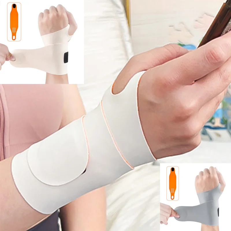 

1Pcs Adjustable Sprain Wrist Brace Thin Compression Wrist Guard Tendon Sheath Pain For Men Women Wrist Exercise Safety Support