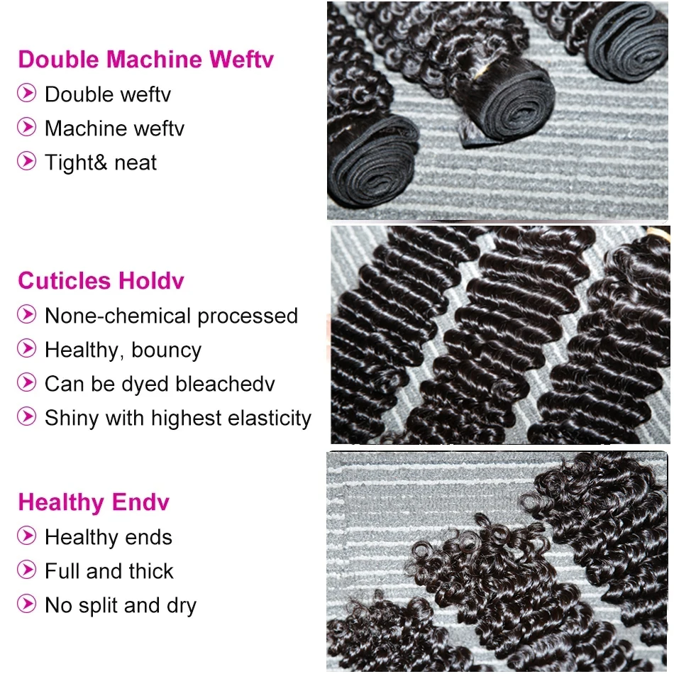 30, 40 inches Curly Human Hair Bundles Brazilian Water Deep Wave 3, 4 Bundles Raw Hair Extensions Double Weft 3 Mallzona S0b92a80651f5480db65139e2e0223e48f 30, 40 inches Curly Human Hair Bundles Brazilian Water Deep Wave 3, 4 Bundles Raw Hair Extensions Double Weft Mallzona