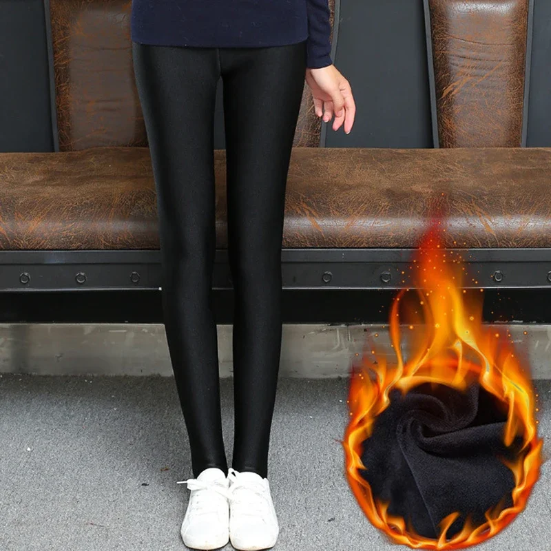 Plush Winter Warm Leggings New High Thicken Ladies Outdoor Black High-waisted Glossy Pants Skinny Pants for Women Legging
Plush Winter Warm Leggings New High Thicken Ladies Outdoor Black High-waisted Glossy Pants Skinny Pants for Women Legging