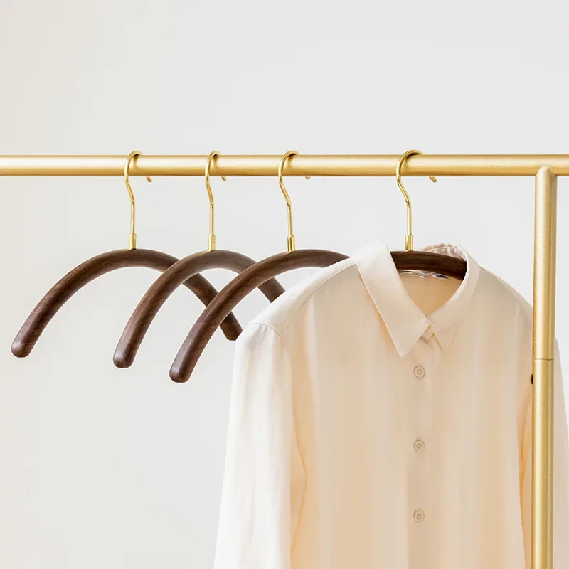 

Display Half-round Hanger Shirt Hangers Design Rack Wardrobe Clothing Dress Clothes Storage Organizer Wood Coat Hanging