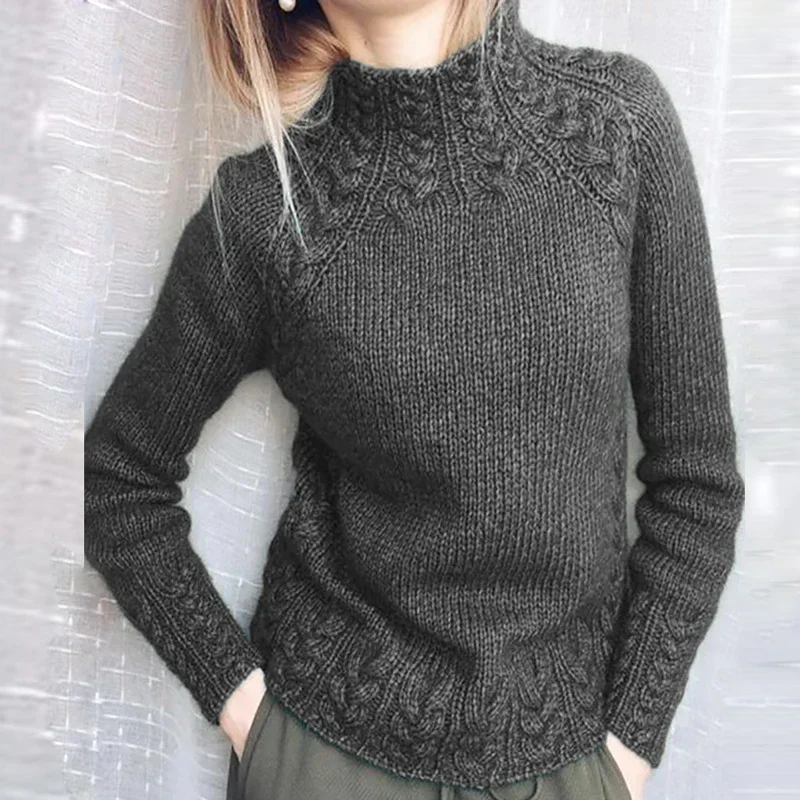 Vintage Knitted Sweater Women Turtleneck Pullovers Top Solid Korean Lady Jumper Oversized Winter Wool Knit Christmas Sweaters
Vintage Knitted Sweater Women Turtleneck Pullovers Top Solid Korean Lady Jumper Oversized Winter Wool Knit Christmas Sweaters