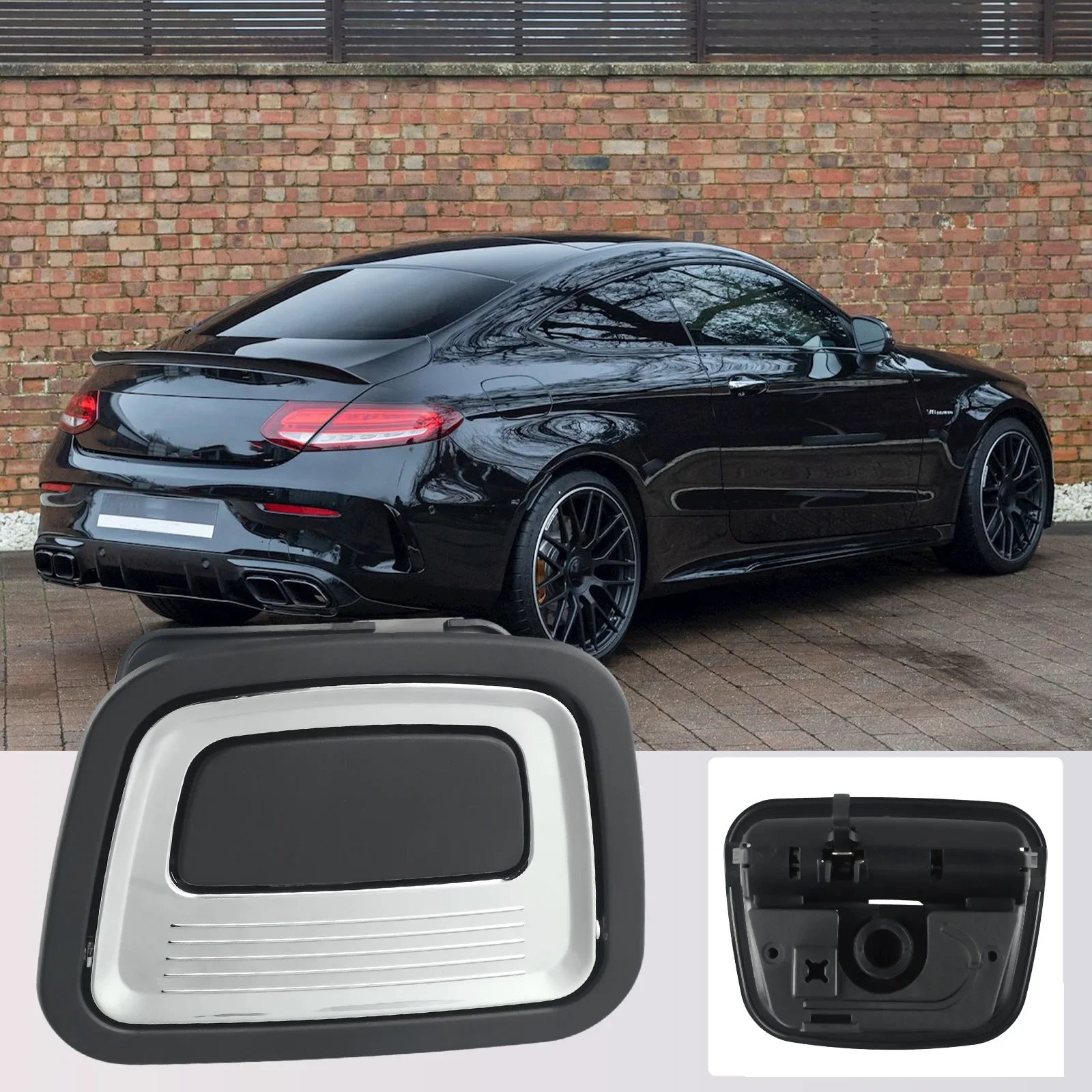 

Trunk Inside Car Accessories Floor Brab Handle Handle Trim Trunk Floor Cover Black Durable 1pc For Mercedes W166 ML