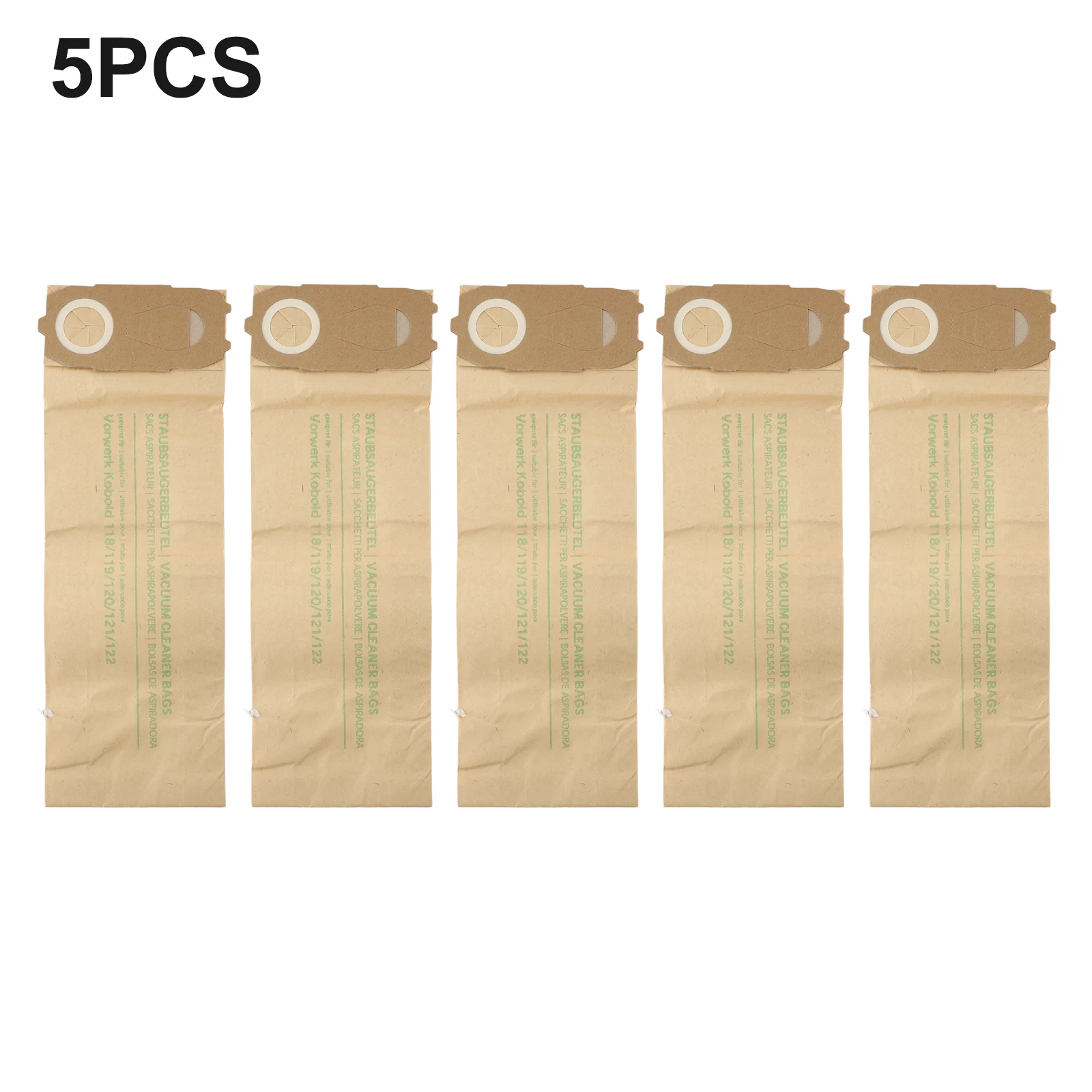 

5 Pcs Dust Bags Set For-VK 118 119 120 121 122 Vacuum Cleaner Bags Household Cleaning Parts Replacement Tools