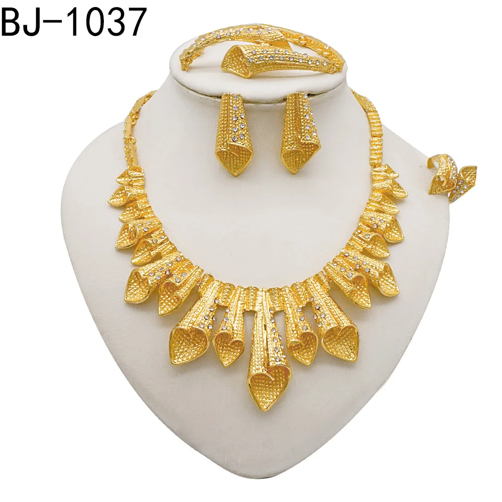 Necklace/Earrings/Bracelet/Ring (Palace Style) Women 24K Gold, Hammered filigree with raised diamond patterns 6 Mallzona S0b9b37fc3c7b44649c4b4a05e7b52ec8e Necklace/Earrings/Bracelet/Ring (Palace Style) Women 24K Gold, Hammered filigree with raised diamond patterns Mallzona