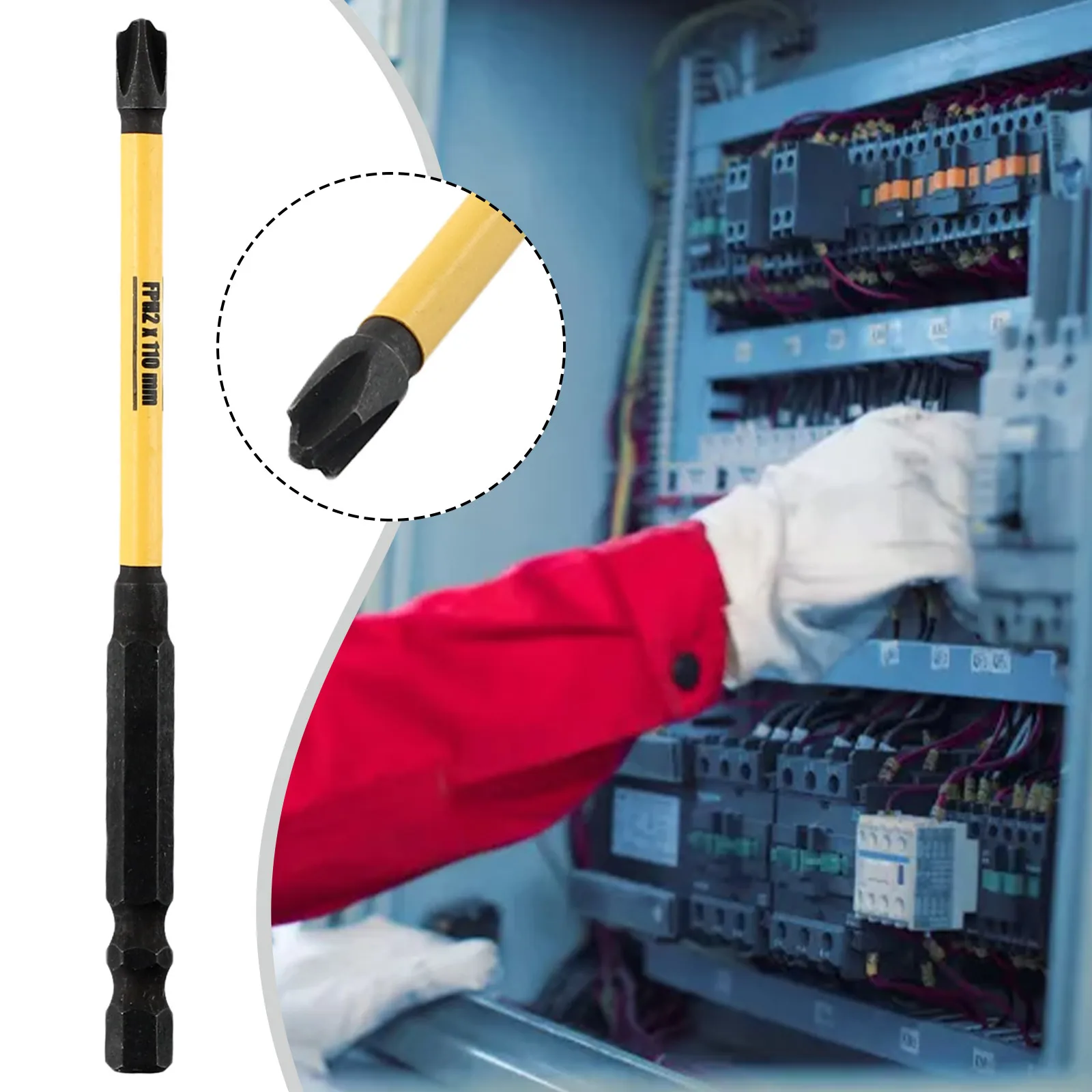 Magnetic Electrician Special Screwdriver Alloy Steel Bit HRC60 Degree Hardness Nutdrivers FPH2 FPH2 65 110 150mm Anti-slip
Magnetic Electrician Special Screwdriver Alloy Steel Bit HRC60 Degree Hardness Nutdrivers FPH2 FPH2 65 110 150mm Anti-slip
