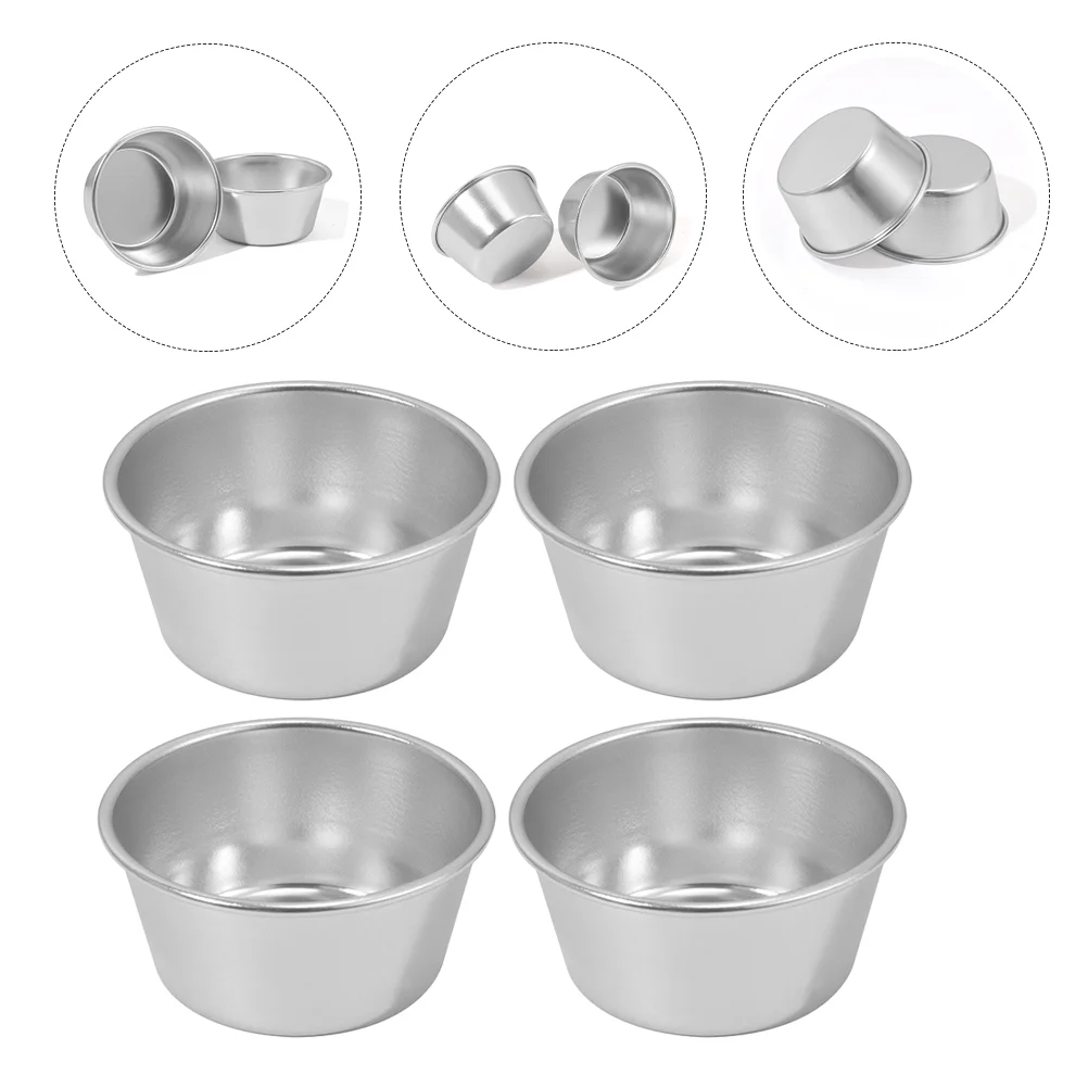 

Mini Cake Cupcake Cups Baking Cup Muffin Molds Pans Mold Tart Egg Moulds Pudding Tins Round Mousse Aluminum Liner Pan Holder Tin