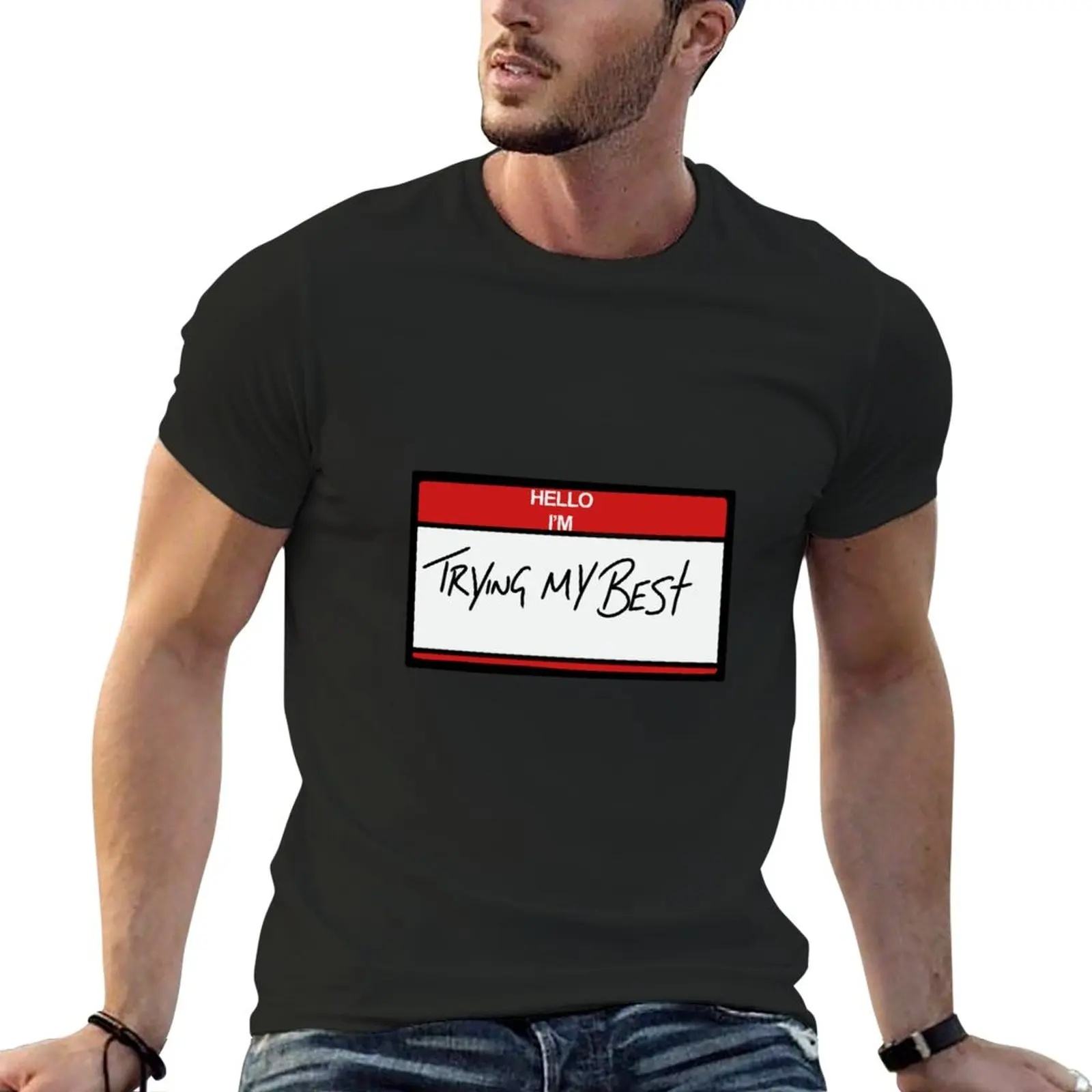 Hello I’m: Trying my best T-Shirt animal prinfor boys shirts graphic tees Men's clothing
Hello I’m: Trying my best T-Shirt animal prinfor boys shirts graphic tees Men's clothing