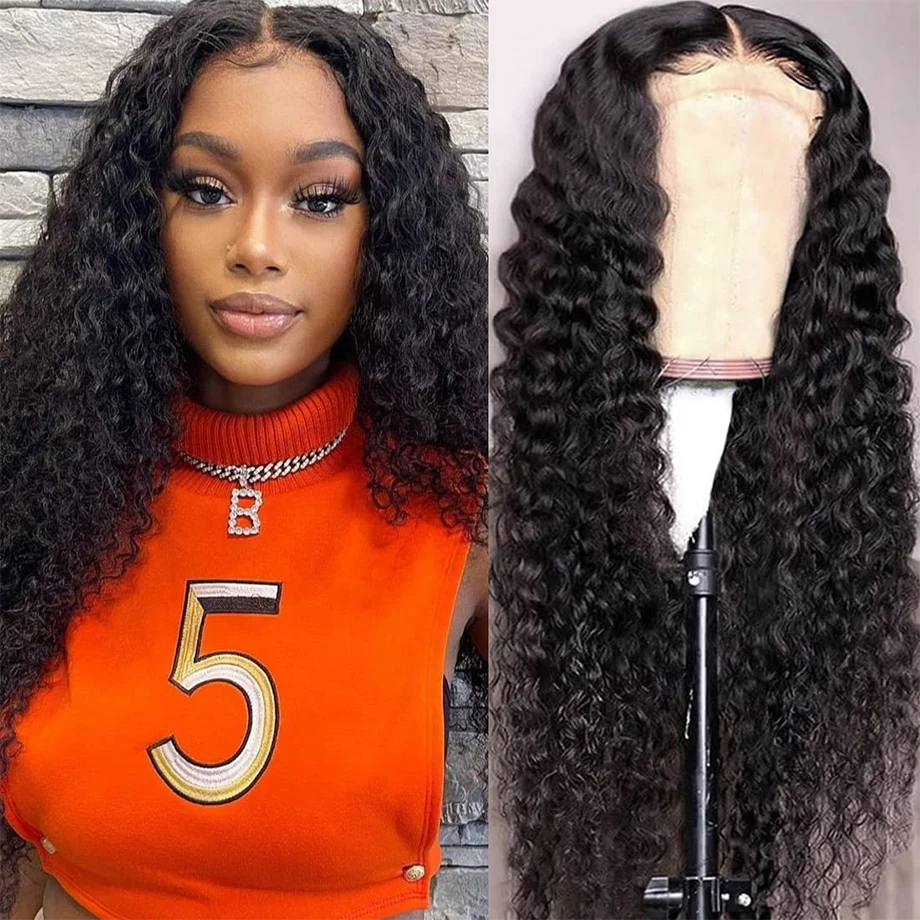 

Deep Wave HD Lace Frontal Wig 13x4 13x6 Curly Lace Front Human Hair Wigs For Women Wet And Wavy Water 6x4 Glueless Closure Wig