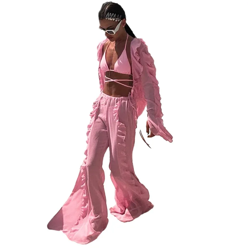 Autumn and Winter Women's New Lacing Long Sleeve Bottom Cardigan High Waist Wrapped Hip Long Pants Casual Set
Autumn and Winter Women's New Lacing Long Sleeve Bottom Cardigan High Waist Wrapped Hip Long Pants Casual Set