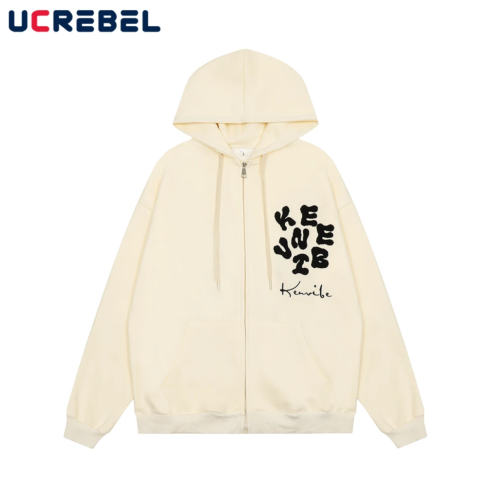 Letter Towel Embroidery Hooded Sweatshirts Mens Autumn Loose Long Sleeve Streetwear Zipper Outerwear
Letter Towel Embroidery Hooded Sweatshirts Mens Autumn Loose Long Sleeve Streetwear Zipper Outerwear