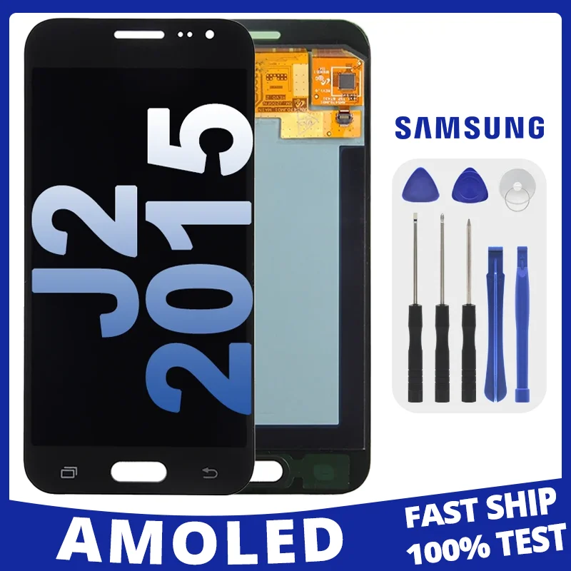 

4.7" Super AMOLED For Samsung Galaxy J2 2015 J200F J200M J200H Lcd Display Touch Screen Replacement Digitizer Assembly