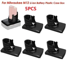 5pcs M12 Lithium Battery Top Shell For Milwaukee M12 Li-Ion Battery Plastic Case Box 48-11-2411
5pcs M12 Lithium Battery Top Shell For Milwaukee M12 Li-Ion Battery Plastic Case Box 48-11-2411