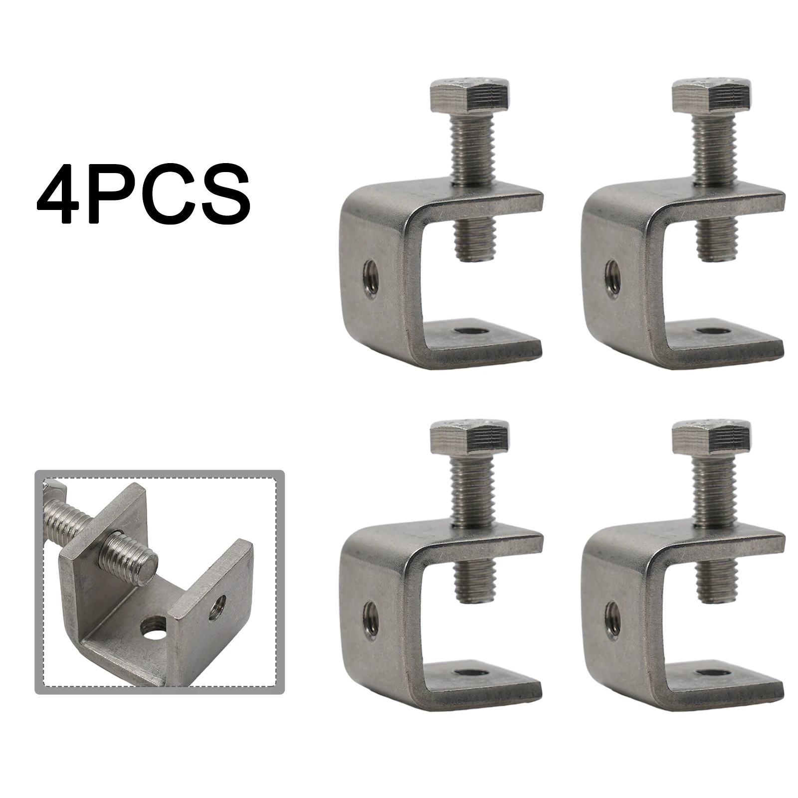1/2/4pcs C Clamp Steel Pipe Square Clamp Pull Ring Adjustable Fixed Holder Clip Multi-function Hardware Fasteners Replacement
1/2/4pcs C Clamp Steel Pipe Square Clamp Pull Ring Adjustable Fixed Holder Clip Multi-function Hardware Fasteners Replacement