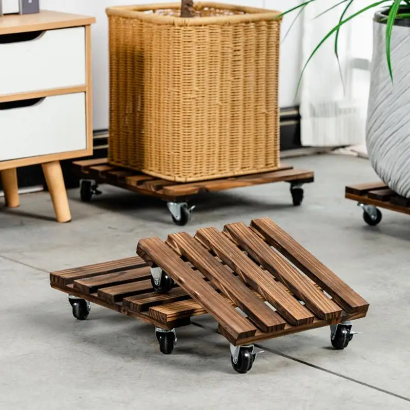 Wooden Plant Stand With Wheels Plant Rollers Mobile Planter Tray Base Plant Dolly Tray Gardening Accessory For Indoor Outdoor
Wooden Plant Stand With Wheels Plant Rollers Mobile Planter Tray Base Plant Dolly Tray Gardening Accessory For Indoor Outdoor