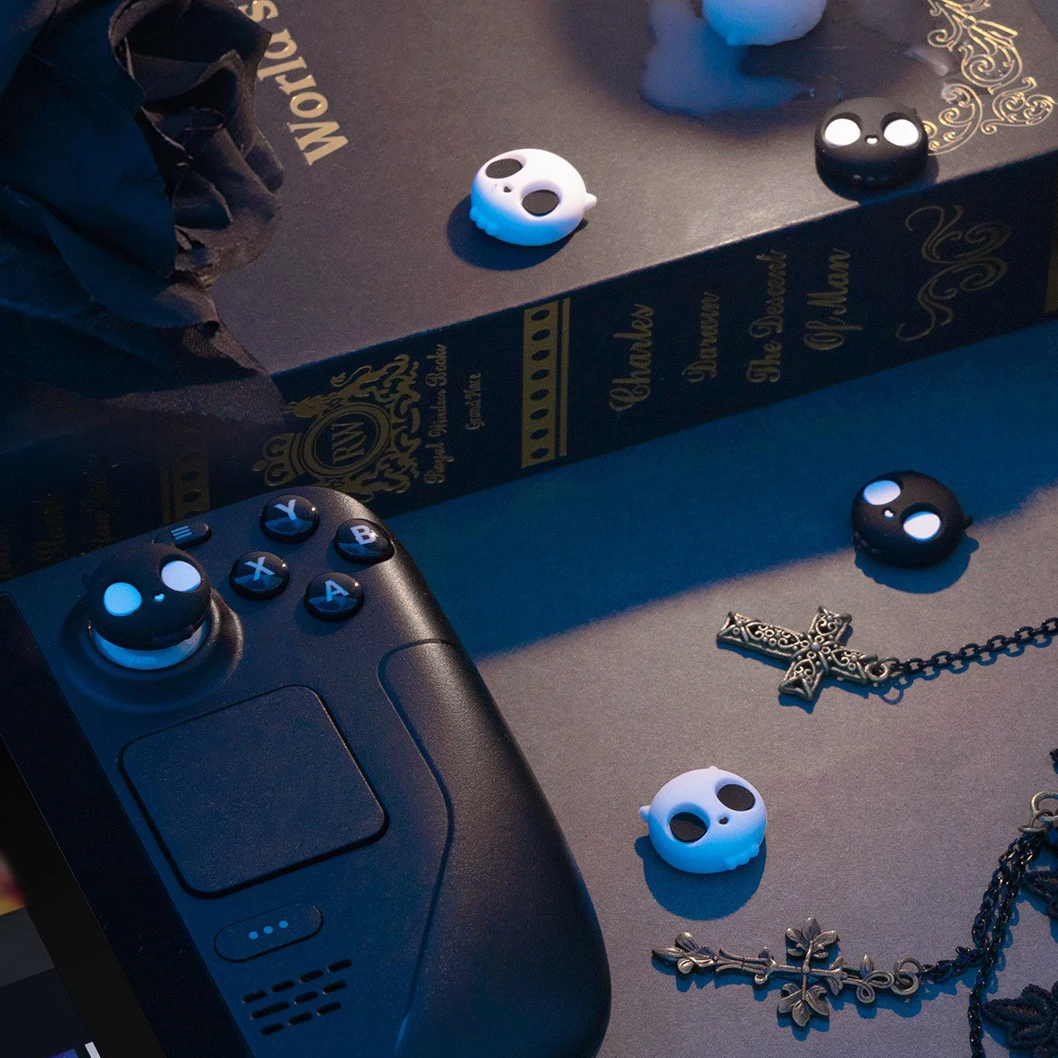 Skull Silicone Soft Thumb Stick Grip Cap Controller Joystick Cover For Steam Deck Game Console Thumbstick Cap Accessories
Skull Silicone Soft Thumb Stick Grip Cap Controller Joystick Cover For Steam Deck Game Console Thumbstick Cap Accessories