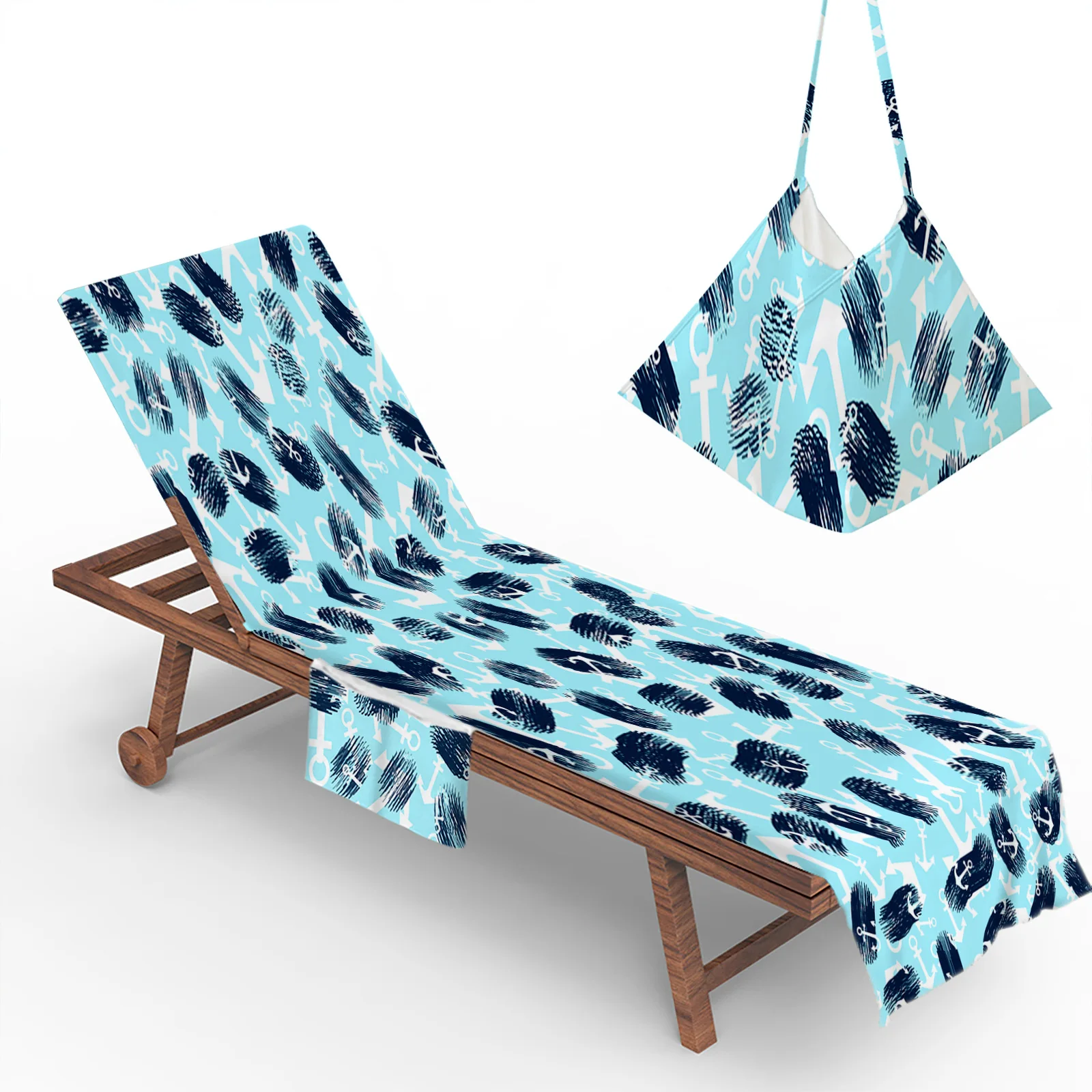 Anchor Pattern Beach Chair Cover Holiday Swimming Pool Lounger Chairs Cover with Storage Pocket Summer Quick Drying Beach Towel
Anchor Pattern Beach Chair Cover Holiday Swimming Pool Lounger Chairs Cover with Storage Pocket Summer Quick Drying Beach Towel