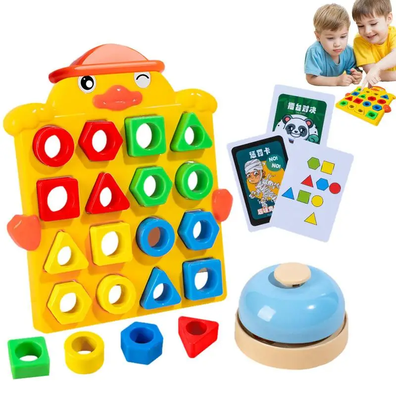 Geometry Matching Game Montessori Educational Toys For Children Colors Matching Memory Chess Board Games Wooden Learning Toys
Geometry Matching Game Montessori Educational Toys For Children Colors Matching Memory Chess Board Games Wooden Learning Toys