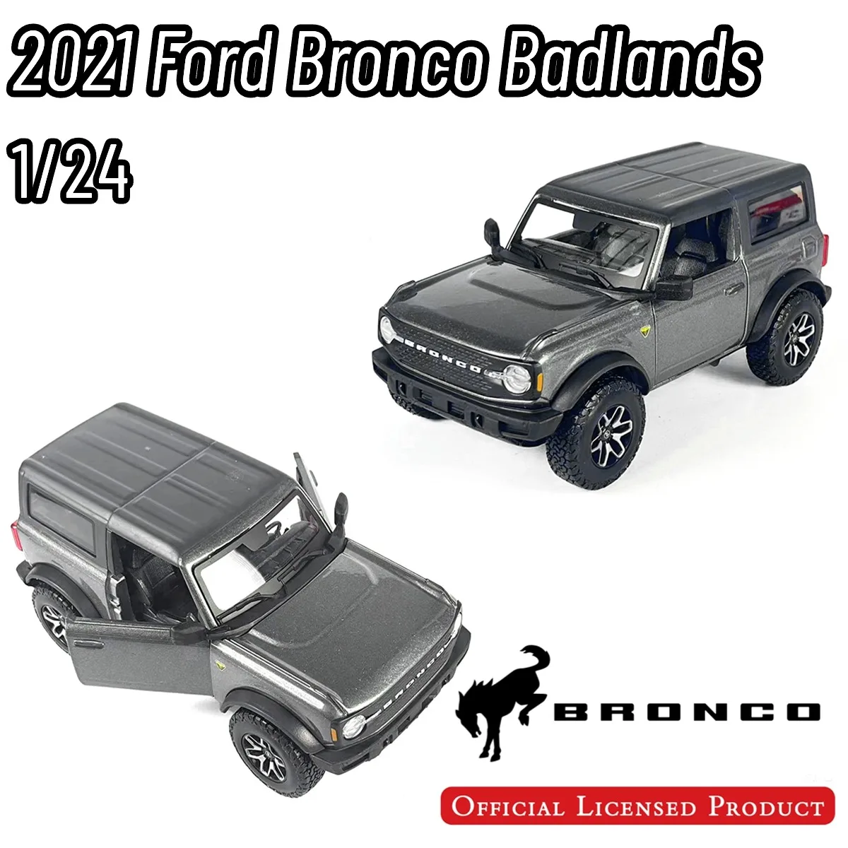 

Копия в масштабе 1:24 2021 модель автомобиля Ford Bronco Badlands коллекция Украшение интерьера для дома и офиса Рождественский подарок для мальчика игрушка