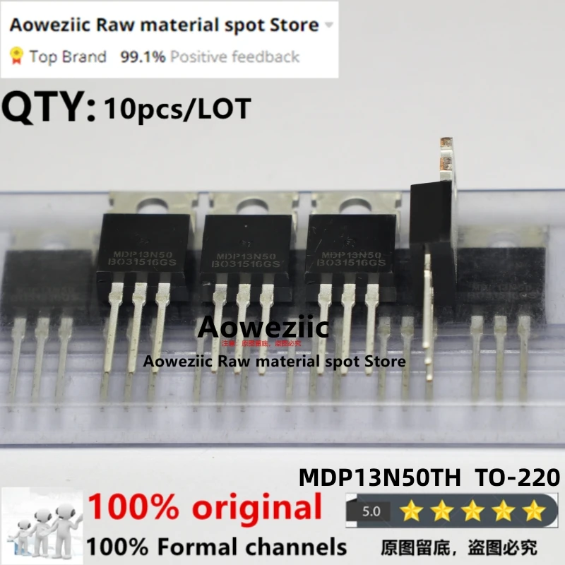 Aoweziic 100% новый импортный оригинальный MDP13N50TH MDP13N50 TO-220 MOS FET 13A 500V
Aoweziic 100% новый импортный оригинальный MDP13N50TH MDP13N50 TO-220 MOS FET 13A 500V