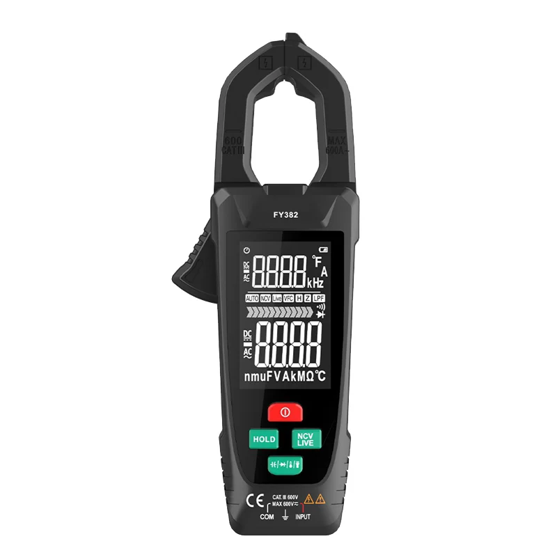 New Digital Clamp Meter Large Screen Multimeter 9999 Counts AC DC Multimeter Auto Range Voltmeter Resistance Test Amperimetric
New Digital Clamp Meter Large Screen Multimeter 9999 Counts AC DC Multimeter Auto Range Voltmeter Resistance Test Amperimetric