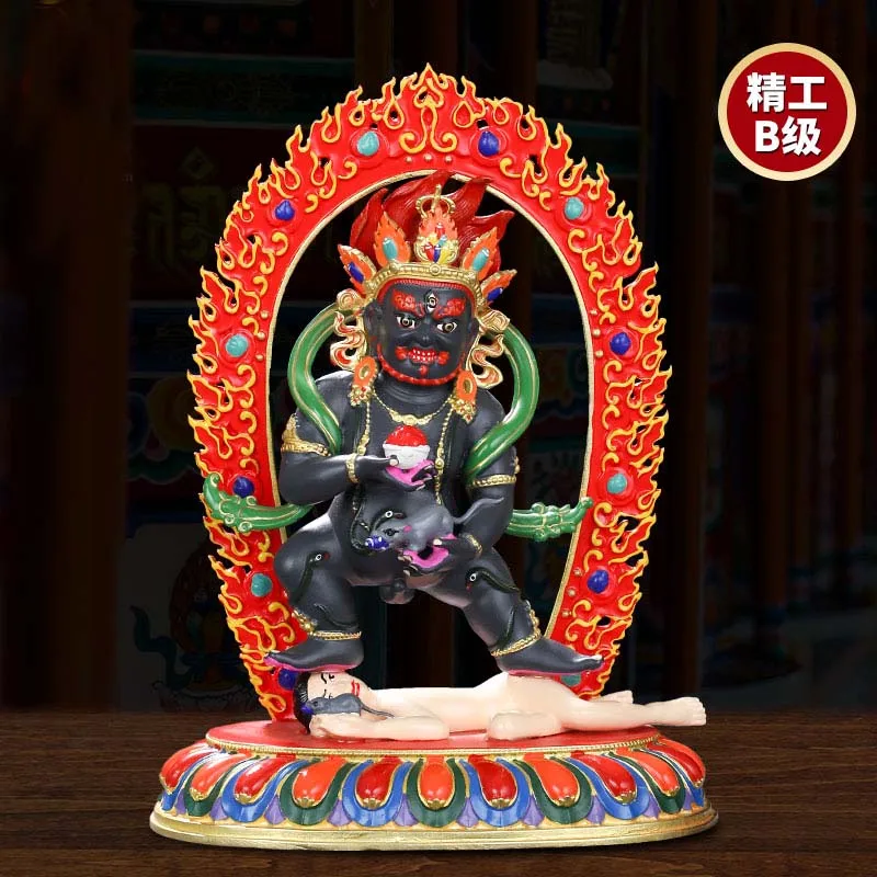 High grade COLOR Drew gilding Buddha brass statue HOME temple effective protection Tibetan Nepal Black Jambhala God Buddha
High grade COLOR Drew gilding Buddha brass statue HOME temple effective protection Tibetan Nepal Black Jambhala God Buddha