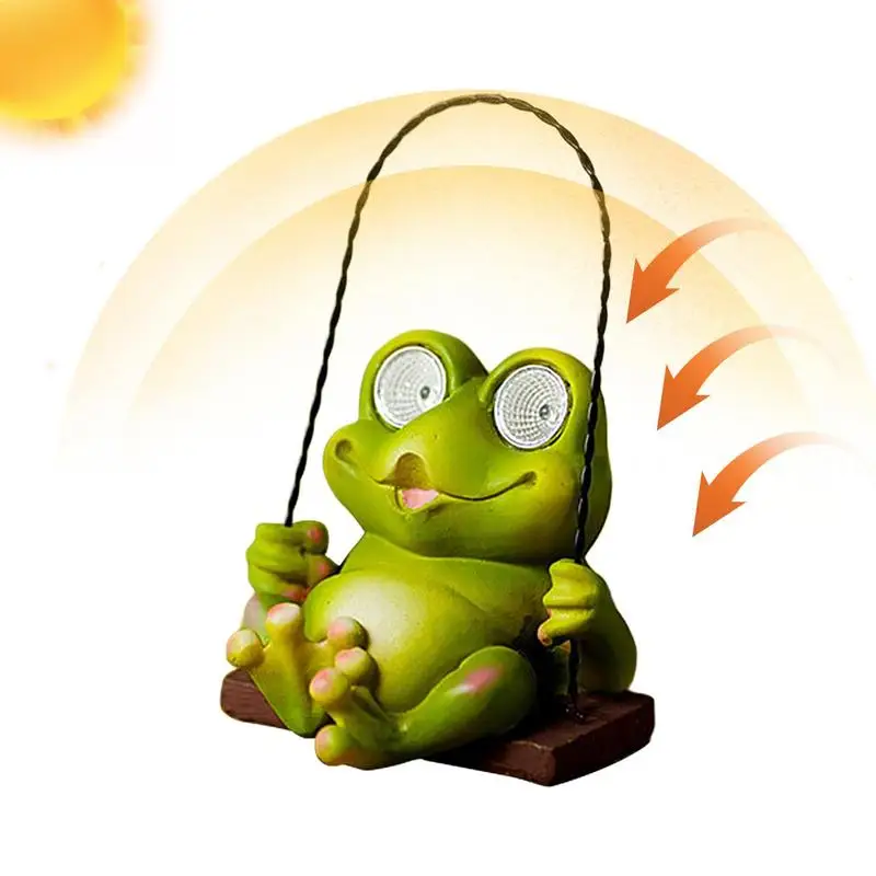 Frog Lamp Cute Decor Lamp With Solar Figurine Outdoor Ornament Swing Frog Solar Lights Outdoor Decorative Tabletop Lanterns Lamp
Frog Lamp Cute Decor Lamp With Solar Figurine Outdoor Ornament Swing Frog Solar Lights Outdoor Decorative Tabletop Lanterns Lamp