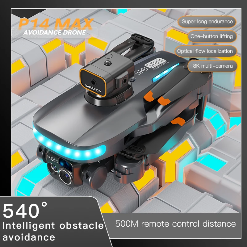 Original P14 Max Drone 8K GPS Brushless Obstacle Avoidance Automatic Return HD Aerial Photography Four-Camera Remote Control UAV
Original P14 Max Drone 8K GPS Brushless Obstacle Avoidance Automatic Return HD Aerial Photography Four-Camera Remote Control UAV