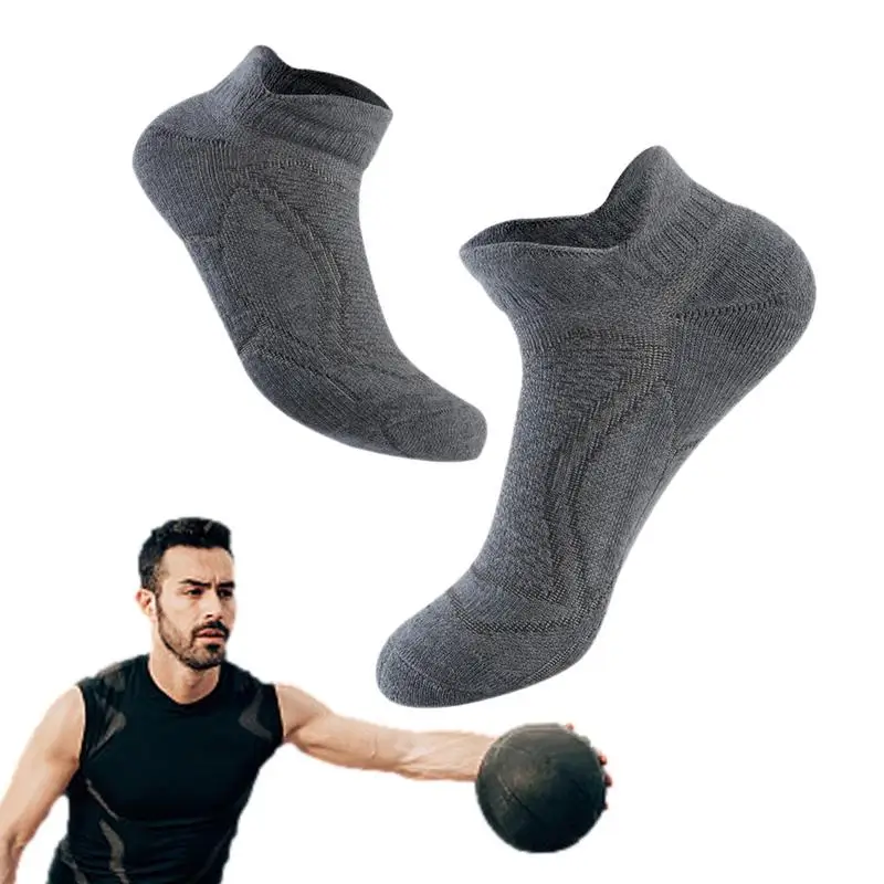 

Athletic Running Socks Breathable Comfort Athletic No Show Socks Low Cut Compression Cotton Cushioned Workout Sock Supportive