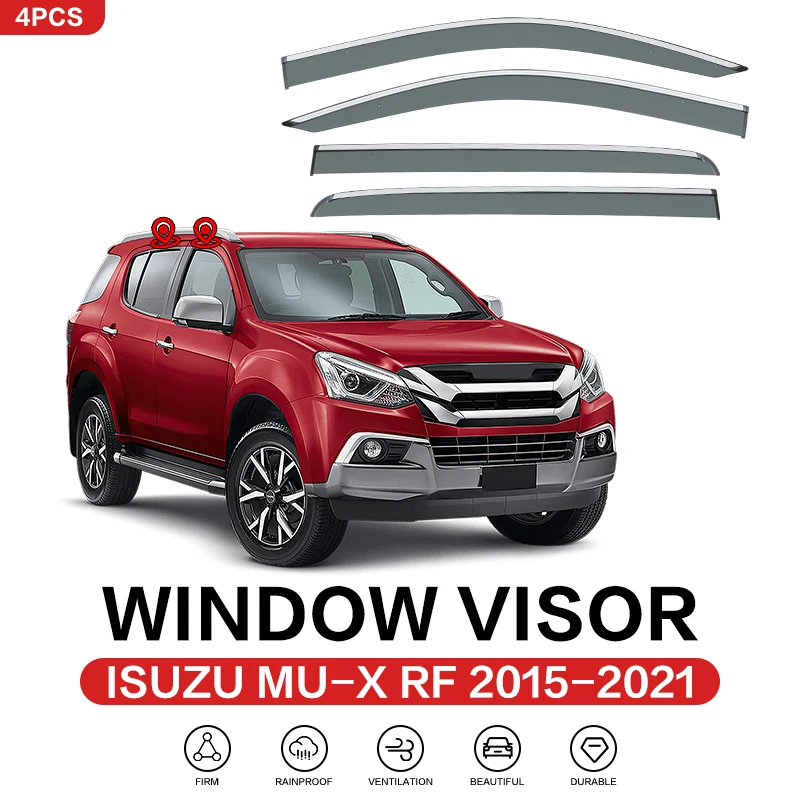 Window Visor For ISUZU MU-X RF 2015-2021 Auto Door Visor Weathershields Window Protectors
Window Visor For ISUZU MU-X RF 2015-2021 Auto Door Visor Weathershields Window Protectors