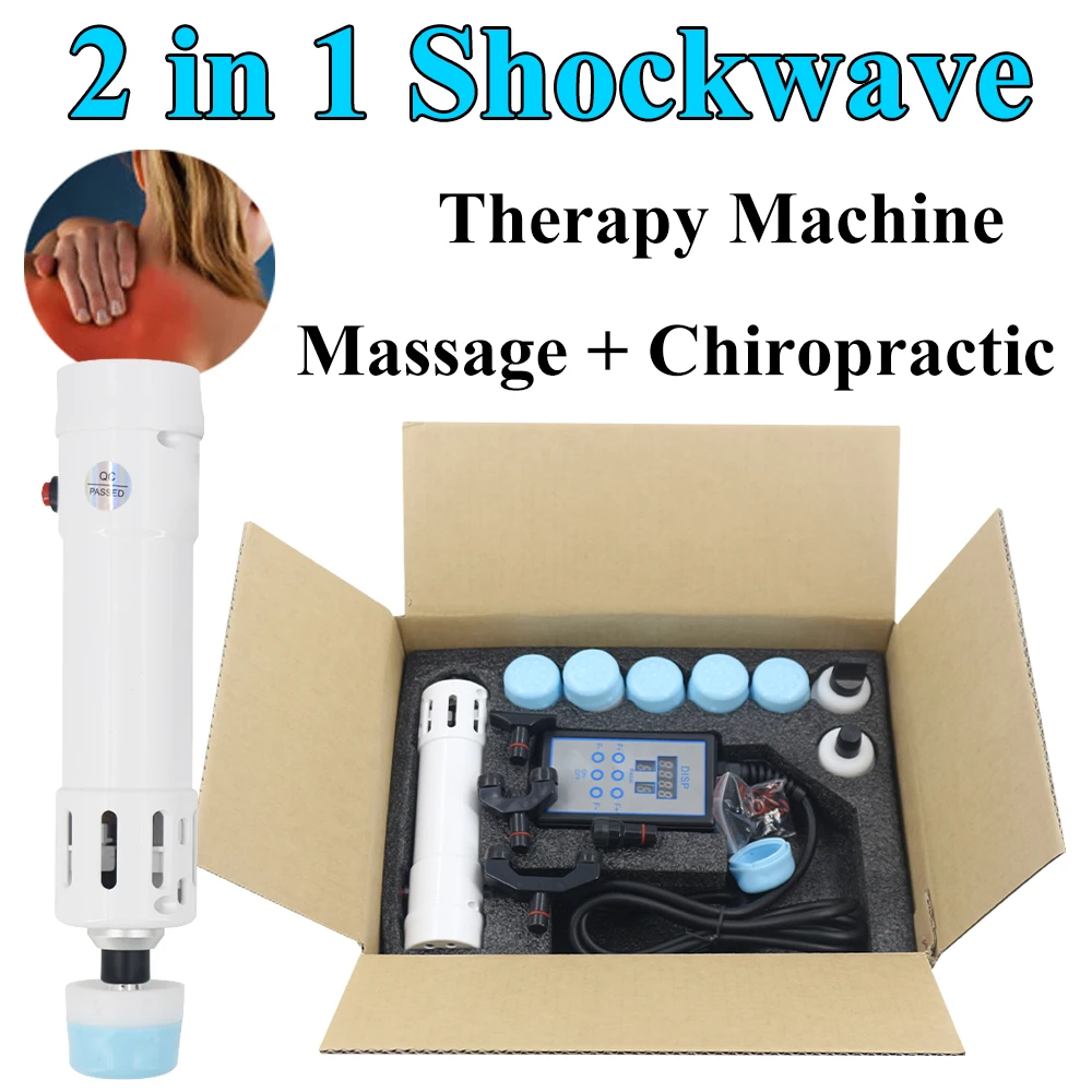 Shock Wave Therapy Machine Effective Pain Removal 2 in 1 Shockwave Device Chiropractic Tool External Physiotherapy Body Massager
Shock Wave Therapy Machine Effective Pain Removal 2 in 1 Shockwave Device Chiropractic Tool External Physiotherapy Body Massager