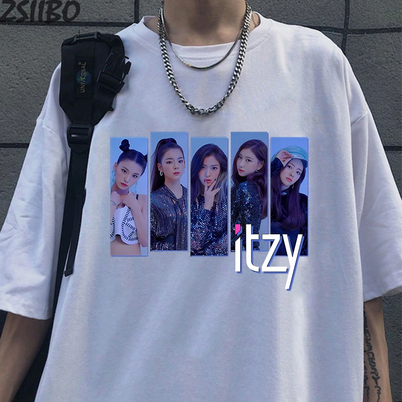New Kpop ITZY Print Short Sleeve Casual T-shirt Summer Fashion Women's Top Harajuku Short Sleeve Tees 
New Kpop ITZY Print Short Sleeve Casual T-shirt Summer Fashion Women's Top Harajuku Short Sleeve Tees