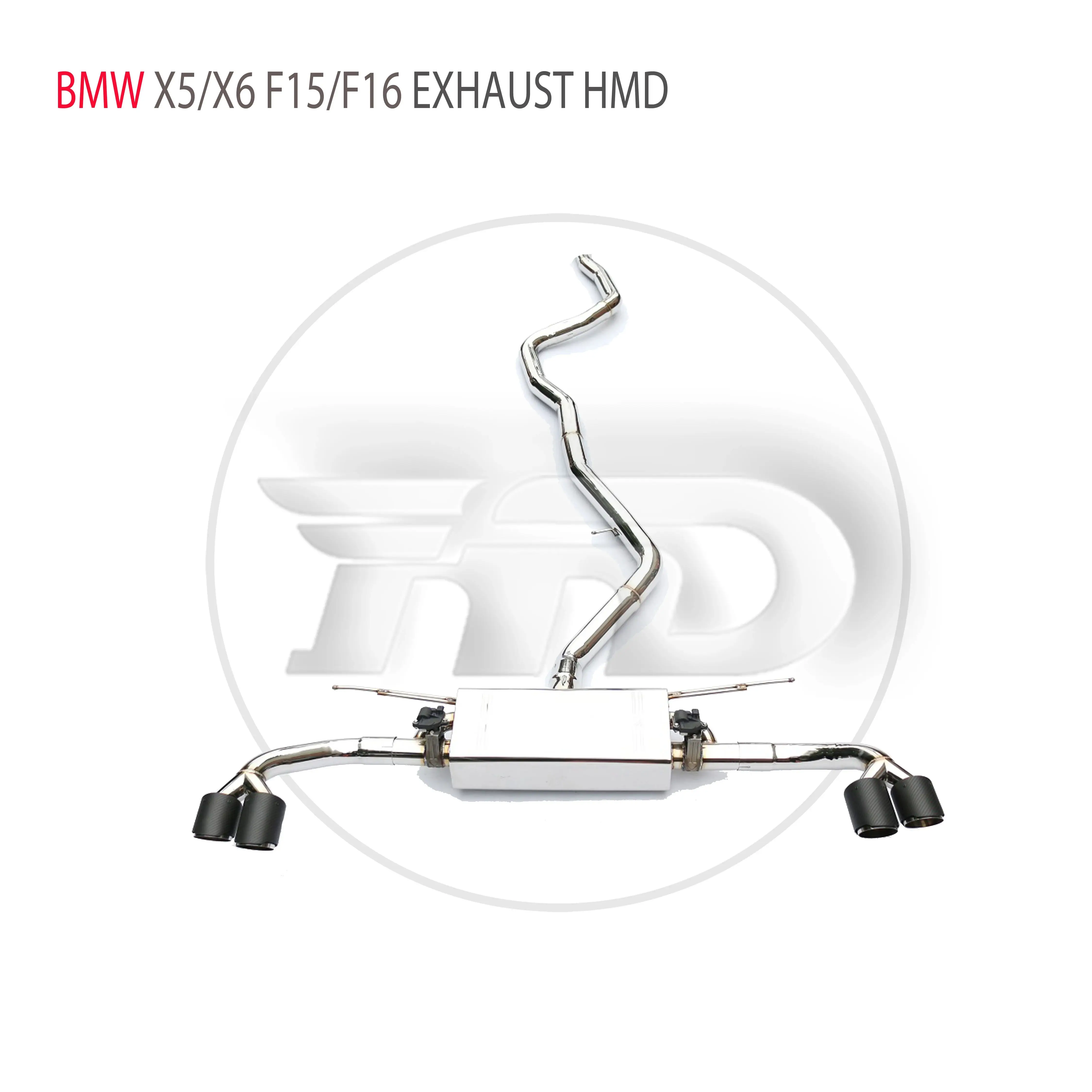 

HMD Stainless Steel Exhaust System Catback Is Suitable For BMW X5 X6 F15 F16 2.0T 2014-2019 Auto Modification Electronic Valve