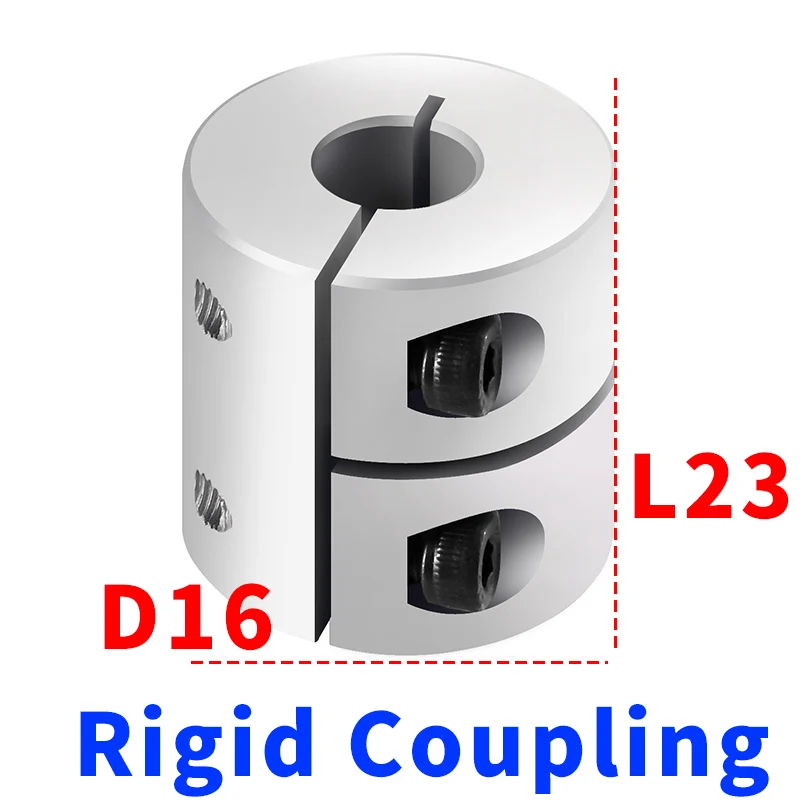 D16 L23 3D printing integrated aluminum alloy rigid coupling engraving machine stepper servo motor screw rod high torque
D16 L23 3D printing integrated aluminum alloy rigid coupling engraving machine stepper servo motor screw rod high torque