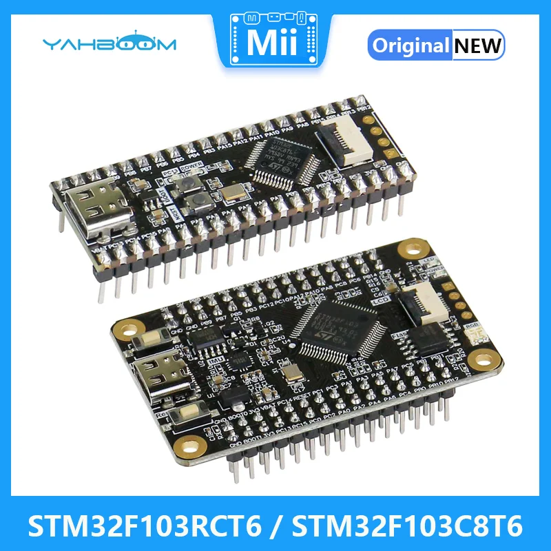 STM32F103RCT6 STM32F103C8T6 Minimum System Development Board Module On Board CH340 Drive No Need ST LINK for Smart Car DIY Kit
STM32F103RCT6 STM32F103C8T6 Minimum System Development Board Module On Board CH340 Drive No Need ST LINK for Smart Car DIY Kit