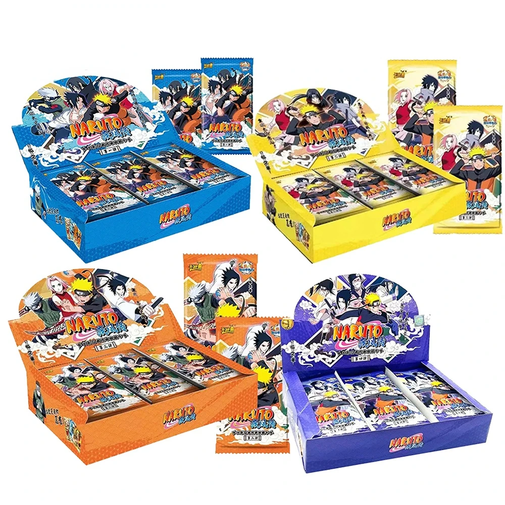 KAYOU Naruto Collectible Card Games Toys Kids Album Anime Party Games Playing Cards Collection Children Gift Boxes Paper Hobby
KAYOU Naruto Collectible Card Games Toys Kids Album Anime Party Games Playing Cards Collection Children Gift Boxes Paper Hobby