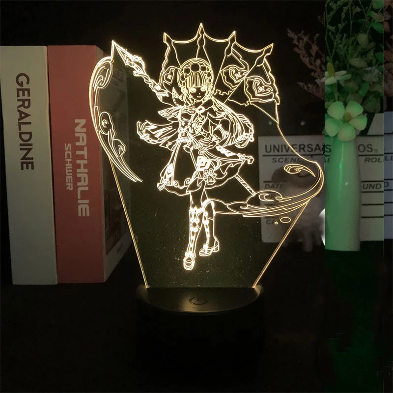 Genshin impact Yun Jin 3d led lamp for bedroom manga night lights anime action figure Decoration children Kawaii gift
Genshin impact Yun Jin 3d led lamp for bedroom manga night lights anime action figure Decoration children Kawaii gift