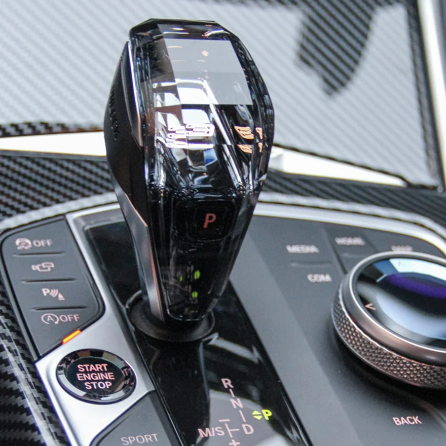 

Crystal Three-piece Set Gear Shift Knob Multimedia Knob Start Button 4 BM-W 3 Series F30 F35 2013-2019 Car Interior Accessories