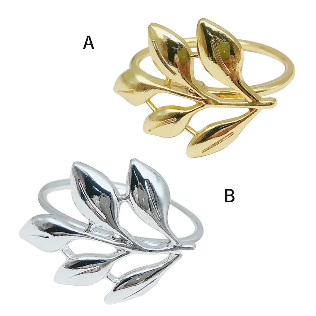 12pcs Napkin Rings Leaf Shape Banquet Napkin Holders Metal Decoration Towel Buckles Gold
12pcs Napkin Rings Leaf Shape Banquet Napkin Holders Metal Decoration Towel Buckles Gold