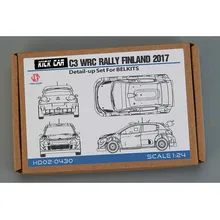 Hobby Design HD02-0430 1/24 C3 Wrc Rally Finland 2017 Detail-up Set Metal Model Car Modifications Set For Belkits
Hobby Design HD02-0430 1/24 C3 Wrc Rally Finland 2017 Detail-up Set Metal Model Car Modifications Set For Belkits