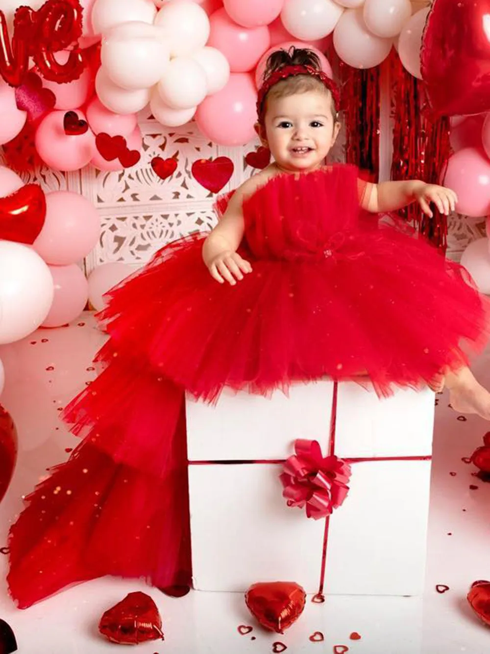 Custom Color Cute Baby Girl Dresses Puffy Tulle Dress Infant Birthday Party Gown for Girls Cute First Cummunion Dress
Custom Color Cute Baby Girl Dresses Puffy Tulle Dress Infant Birthday Party Gown for Girls Cute First Cummunion Dress