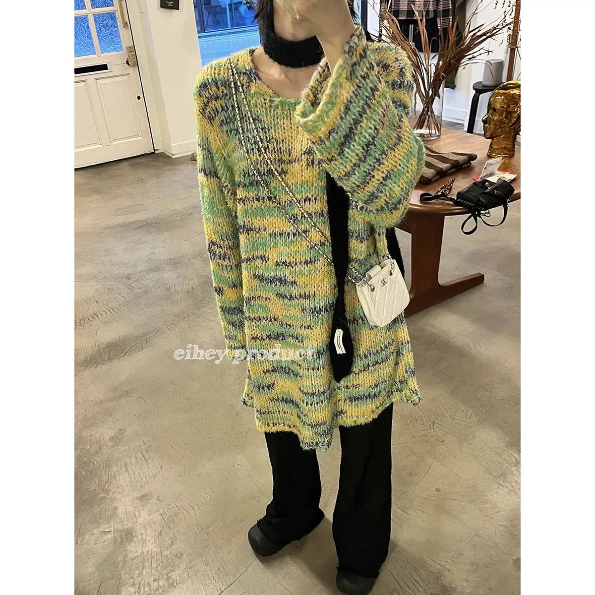 New Vintage Mixed Color Midi Long Loose Round Neck Knit Pullover Y2k Loose Oversized Knitwears In 2023 Women's Sweater Pulls
New Vintage Mixed Color Midi Long Loose Round Neck Knit Pullover Y2k Loose Oversized Knitwears In 2023 Women's Sweater Pulls