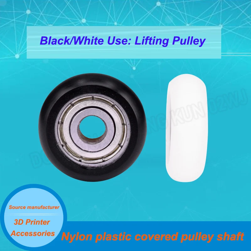 BX24 Euro Standard 2020 Aluminium Profile Rail Pulley Bevel Nylon Plastic Covered Pulley Shaft For 3D Printer Accessories
BX24 Euro Standard 2020 Aluminium Profile Rail Pulley Bevel Nylon Plastic Covered Pulley Shaft For 3D Printer Accessories