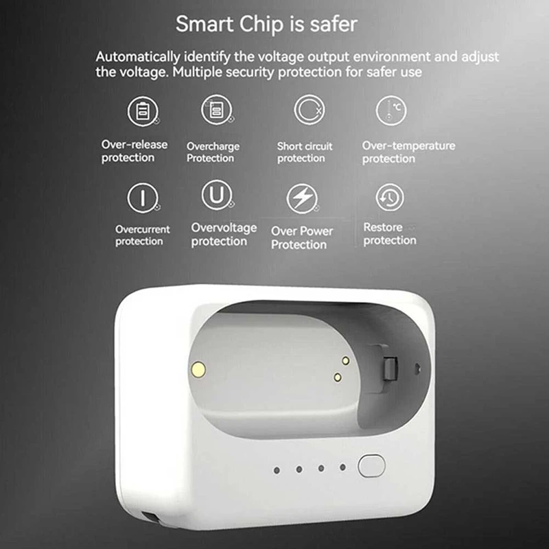 Контейнер для зарядки батарей Insta360 Go3, портативная коробка большой емкости для быстрой зарядки, аксессуары для камеры
Контейнер для зарядки батарей Insta360 Go3, портативная коробка большой емкости для быстрой зарядки, аксессуары для камеры