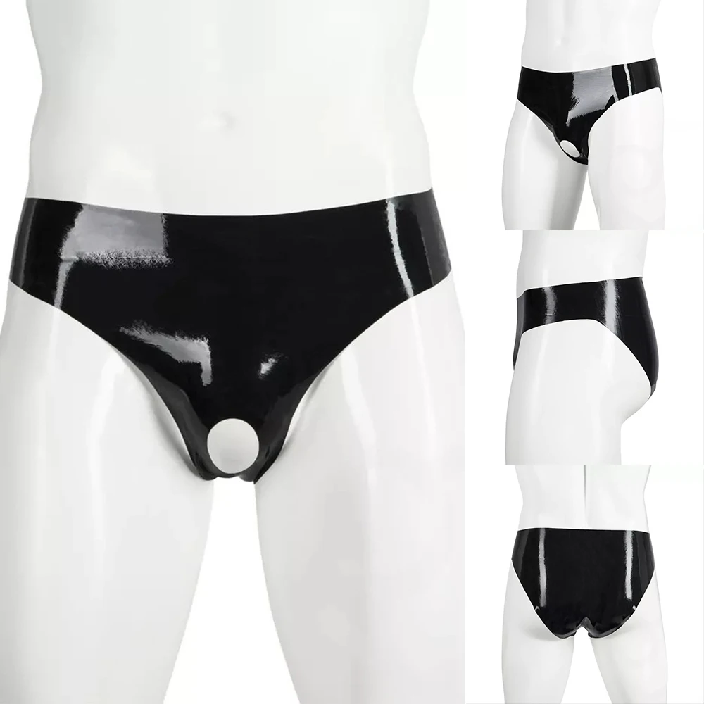 Sexy Men PVC Bright Leather Open Crotch Lingerie Wet Look Male New Thong G-String Briefs Crotchless Underwear Clubwear Costume
Sexy Men PVC Bright Leather Open Crotch Lingerie Wet Look Male New Thong G-String Briefs Crotchless Underwear Clubwear Costume
