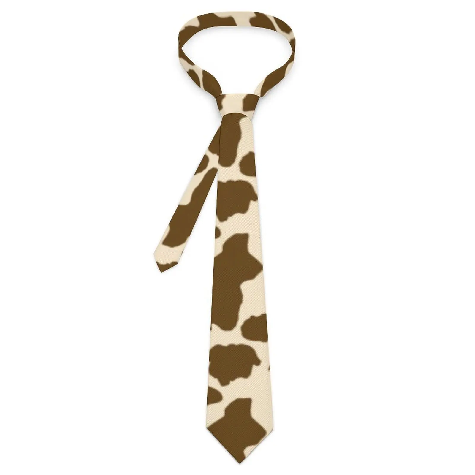 Brown Spots Cow Print Tie Farmer Farm Animals Trendy Pattern Neck Ties Cool Fashion Collar Tie Adult Leisure Necktie Accessories
Brown Spots Cow Print Tie Farmer Farm Animals Trendy Pattern Neck Ties Cool Fashion Collar Tie Adult Leisure Necktie Accessories